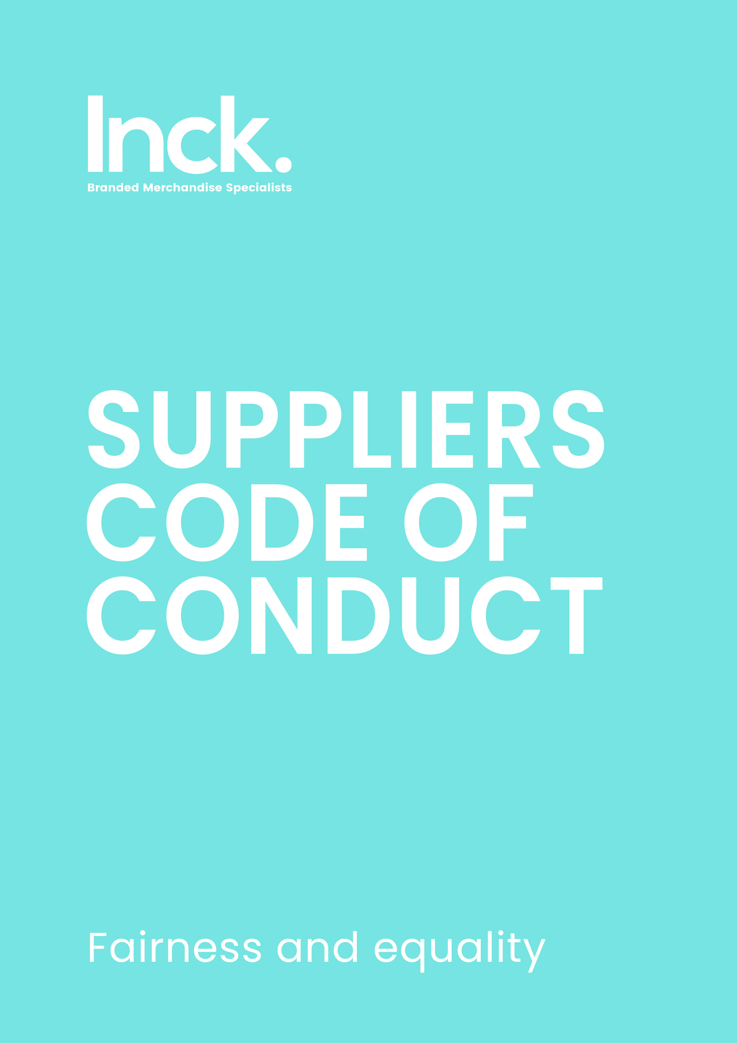Suppliers Code Of Conduct